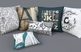 Modern decorative pillows