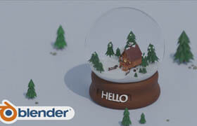 Skillshare - Creating A Snow Globe With Blender