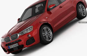 2015 BMW X4 - 3dmodel