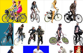 2D PEOPLE - BIKERS