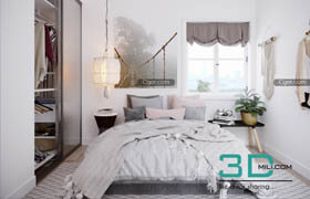 Bed Room 3dsmax model