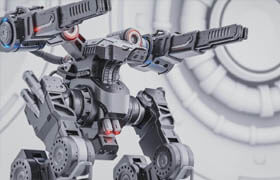 BlenderBros - SciFi Mech Design in Blender - 2020-09