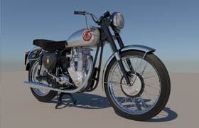 BSA 500 Goldstar- 3dmodel