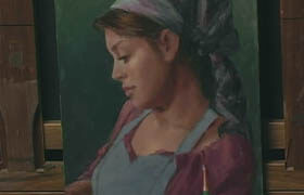 Lilipubsorders - JOHNNIE LILIEDAHL SARAH Oil Painting