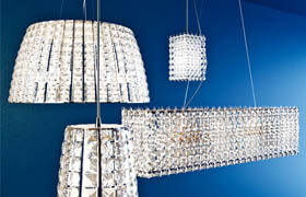 Crystal chandelier set