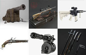 3dsky - Pro Weapon 8 3d models