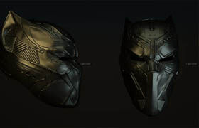 Cgtrader - Black Panther Mask From Civil War - 3D Print Model