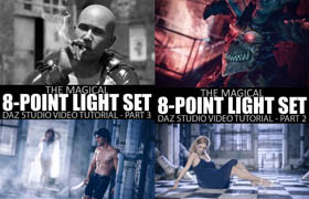 DAZ3D - The Magical 8-Point Light Set - Part 1-3 - DAZ Studio Tutorial