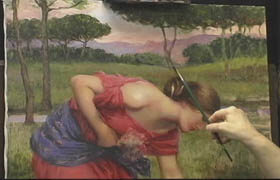 JOHNNIE LILIEDAHL NARCISSUS OIL PAINTING