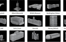 伦敦地标建筑模型