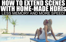 DAZ3D - How To Extend Scenes With Home-Made HDRIs