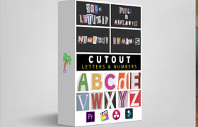 Tropic Colour - Cutout Letters & Numbers