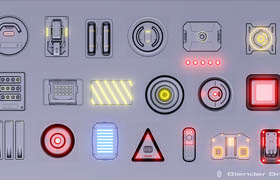 BlenderBros - Emissive Decal Pack