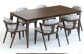 West Elm Adam Court Table and Chairs