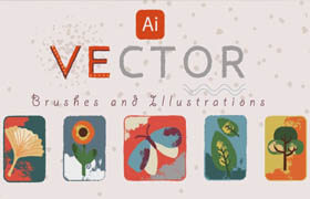 Udemy - Adobe Illustrator  Vector brushes and illustrations