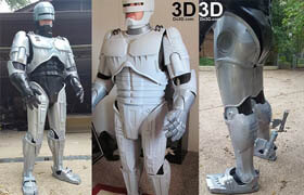 Do3D - Robocop 1987 (Including Back) - 3D Printable Costume
