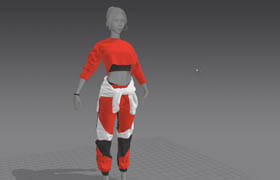 Flipped Normals - Streetwear outfit in Marvelous Designer