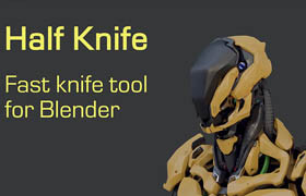 Half knife - Blendermarket