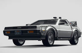 SQUIR3D - Delorean DMC-12 Back To The Future Episode 1 - 3dmodel