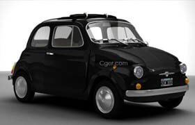 Fiat500 - 3dmodel