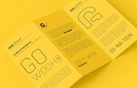 GraphicRiver - A4 Z Fold Brochure Mockup