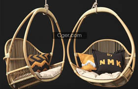 Hemmingway Hanging Chair - 3dmodel