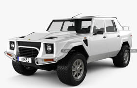 Hum3D - Lamborghini LM002 1986-1993 3D model