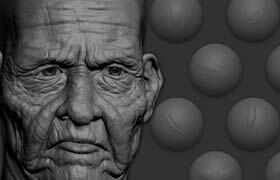 Artstation - Face Details VDM Brush Zbrush 笔刷