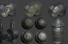 Artstation - Substance Painter - Musaab Shukri - Metal for props - 材质