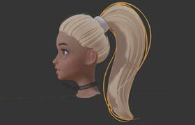 CGcookie - Modeling Stylized Hair in Blender