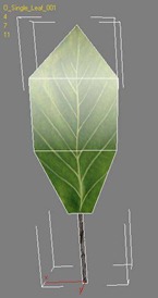 single leaf mesh thumb GrowFX Custom Foliage Creation by Studio xoio