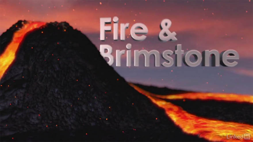Lynda - After Effects Motion Graphics Creating Fire and Brimstone  Type Animation