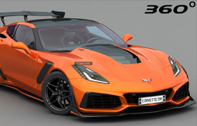 ​Turbosquid - Chevrolet Corvette ZR1 C7 2018 - 3D Model