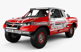 Hum3d - Honda Ridgeline Baja Race Truck 2016