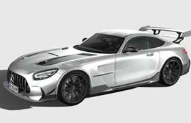3D squir -  Mercedes-Benz AMG GT Black Series 2021 - 3dmodel