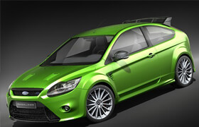 3D squir - Ford Focus RS 2009 - 3dmodel