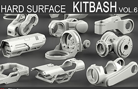 ArtStation - Hard Surface KitBash Vol 6 by Oleg Ushenok - 3dmodel