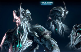 ArtStation - Hydroid Poseidon - Warframe Tennogen - 3dmodel