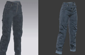 Artstation - Tutorial. Marvelous Design Clo3d Realistic Jeans