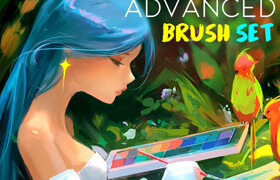 Artstation - Rossdraws Advanced Brush Set - brush