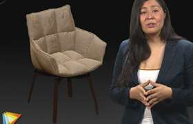 Video2brain - Modeling furnitures in 3ds Max and ZBrush Es