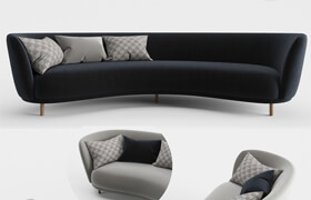 DANDY 4 seater sofa