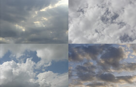 115 high-quality cloud images - 后期素材
