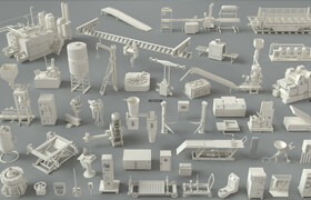 Artstation - Factory Units part 3 - 49 pieces - 3dmodel