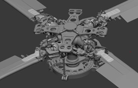 Artstation - Hard Surface ZBrush Tutorial  Modeling A UH-60 Rotor