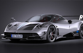 3dsquir - Pagani Huayra BC 2016 - 3D Model