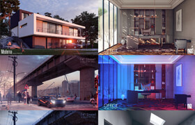 8 Projects Lumion + PSD files by Ramzi Ps Plus - 3dmodel