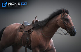 ArtStation - Animated 3D Horses - 3dsmax, NoneCG - 3D model