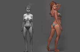 Cubebrush - Simple Female Figure Tutorial by Marc Brunet