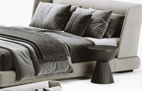Minotti reeves bed